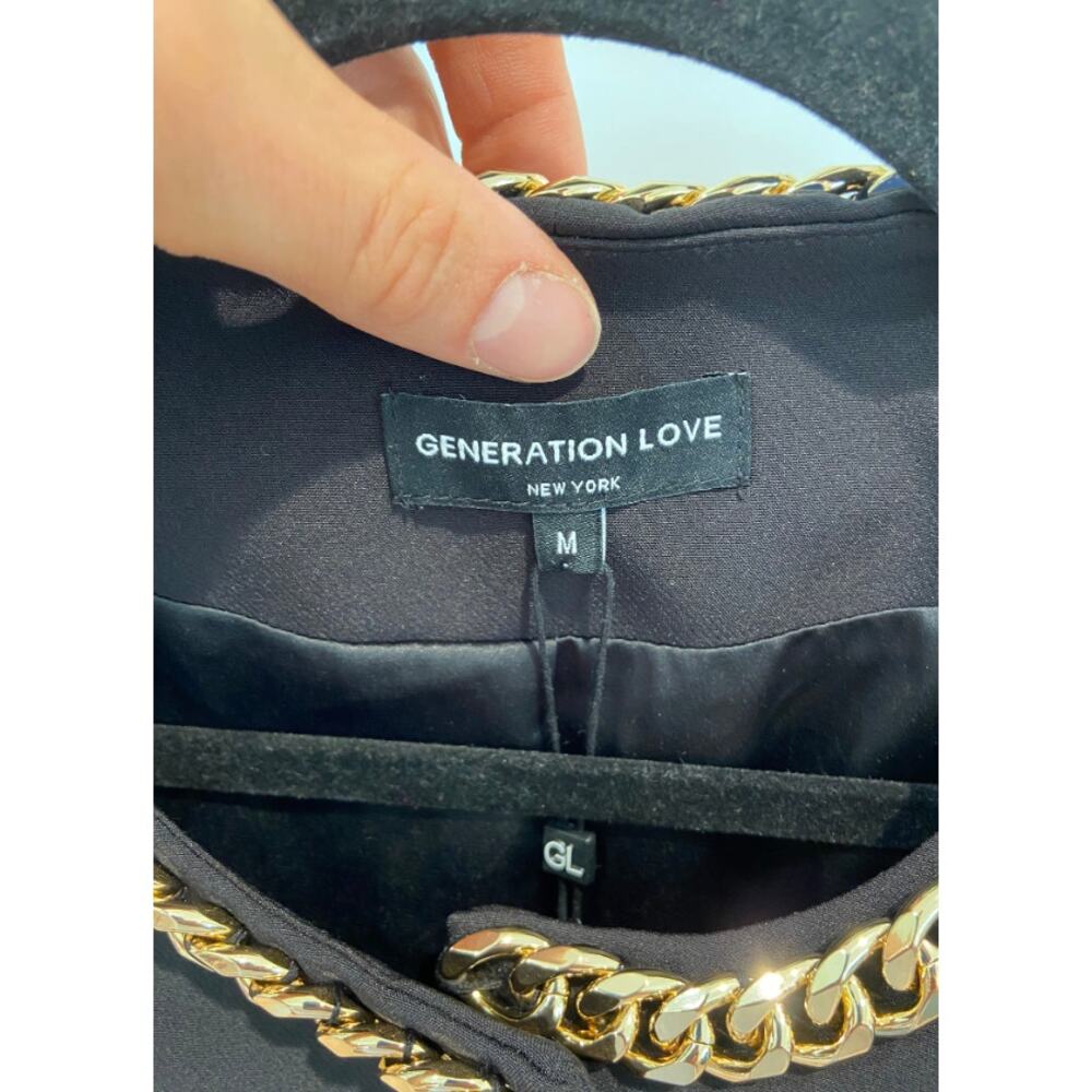Generation Love Chiara Chain Trim Jacket size M medium - Picture 4 of 9